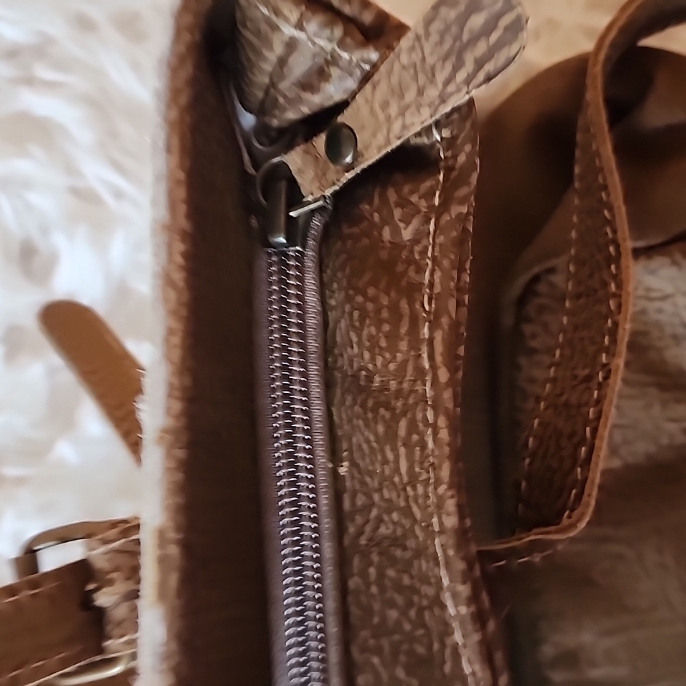 Myra Tinges Tote Bag 100% Leather - Picture 8 of 11